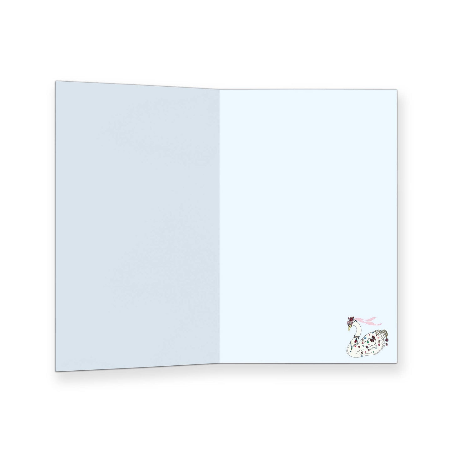 Birthday Whimsy Swan Card