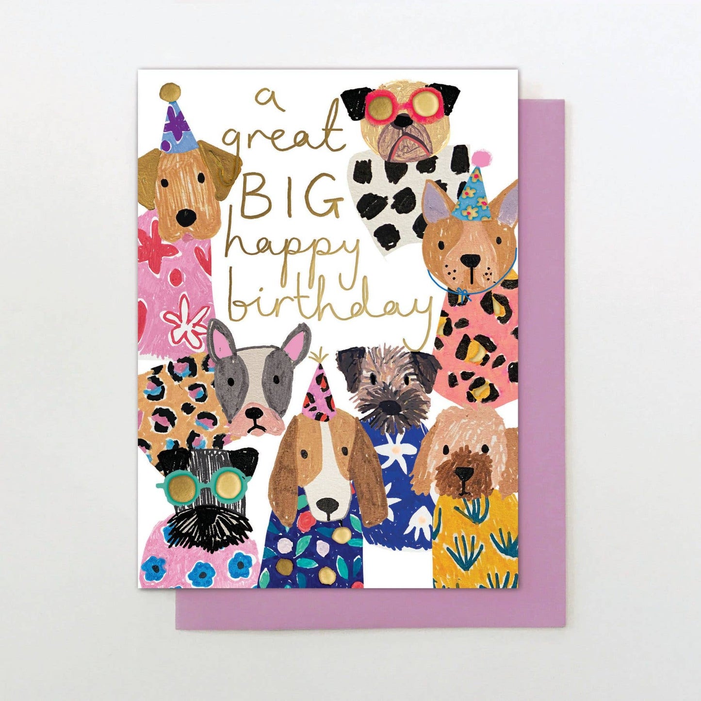 Dog Birthday Party Card