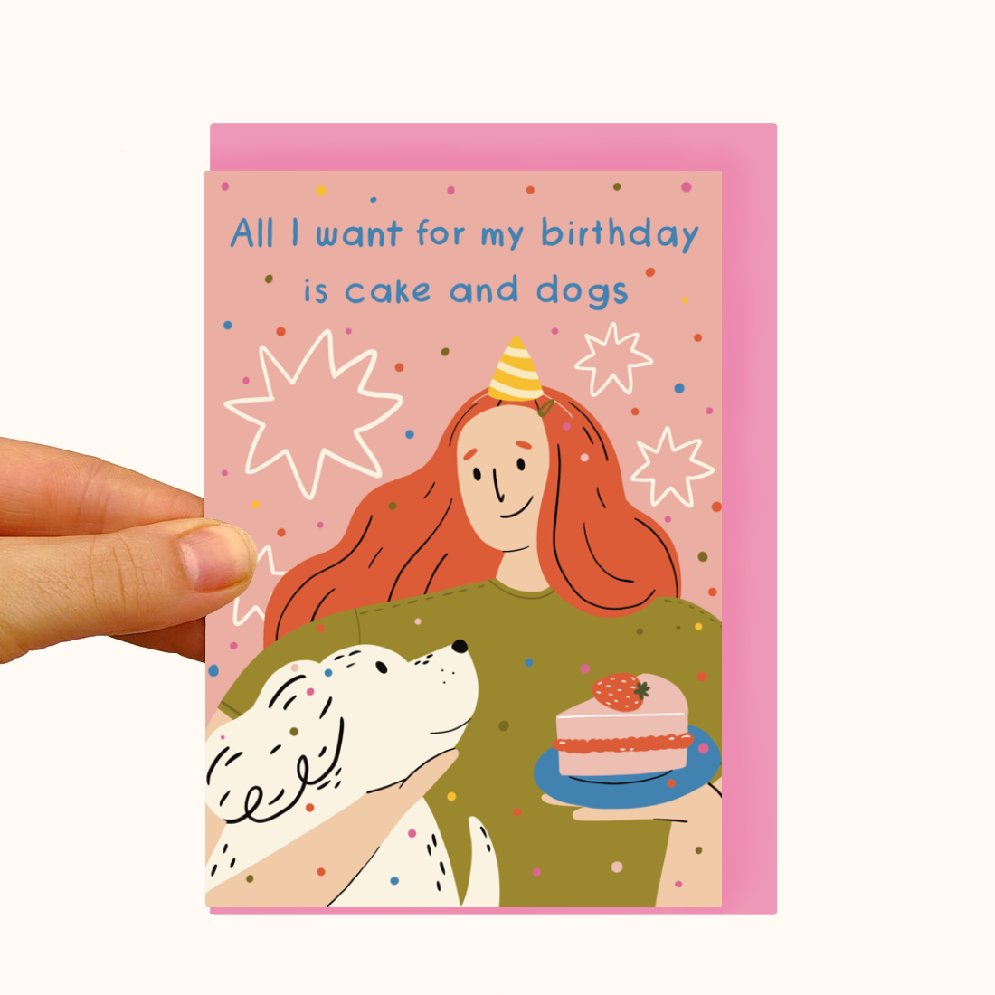 Birthday Cake & Dogs