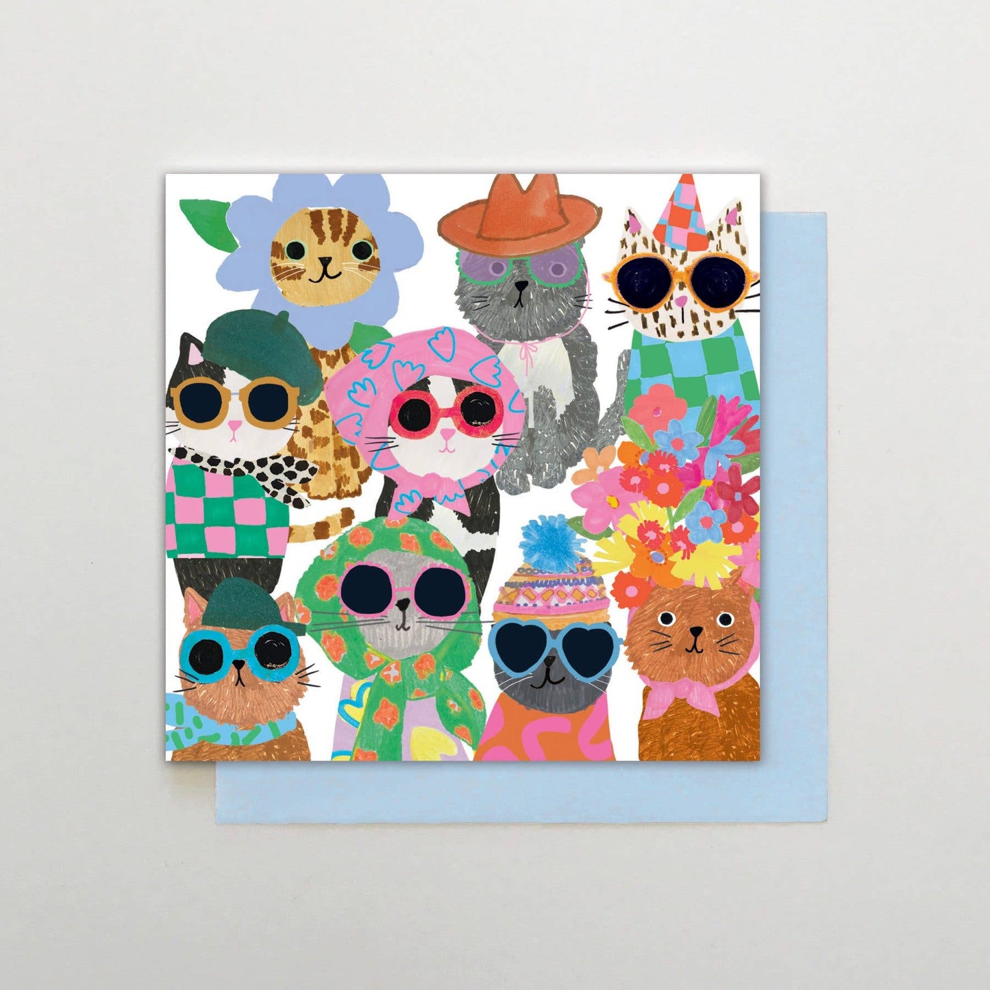 Cats In Hats Card