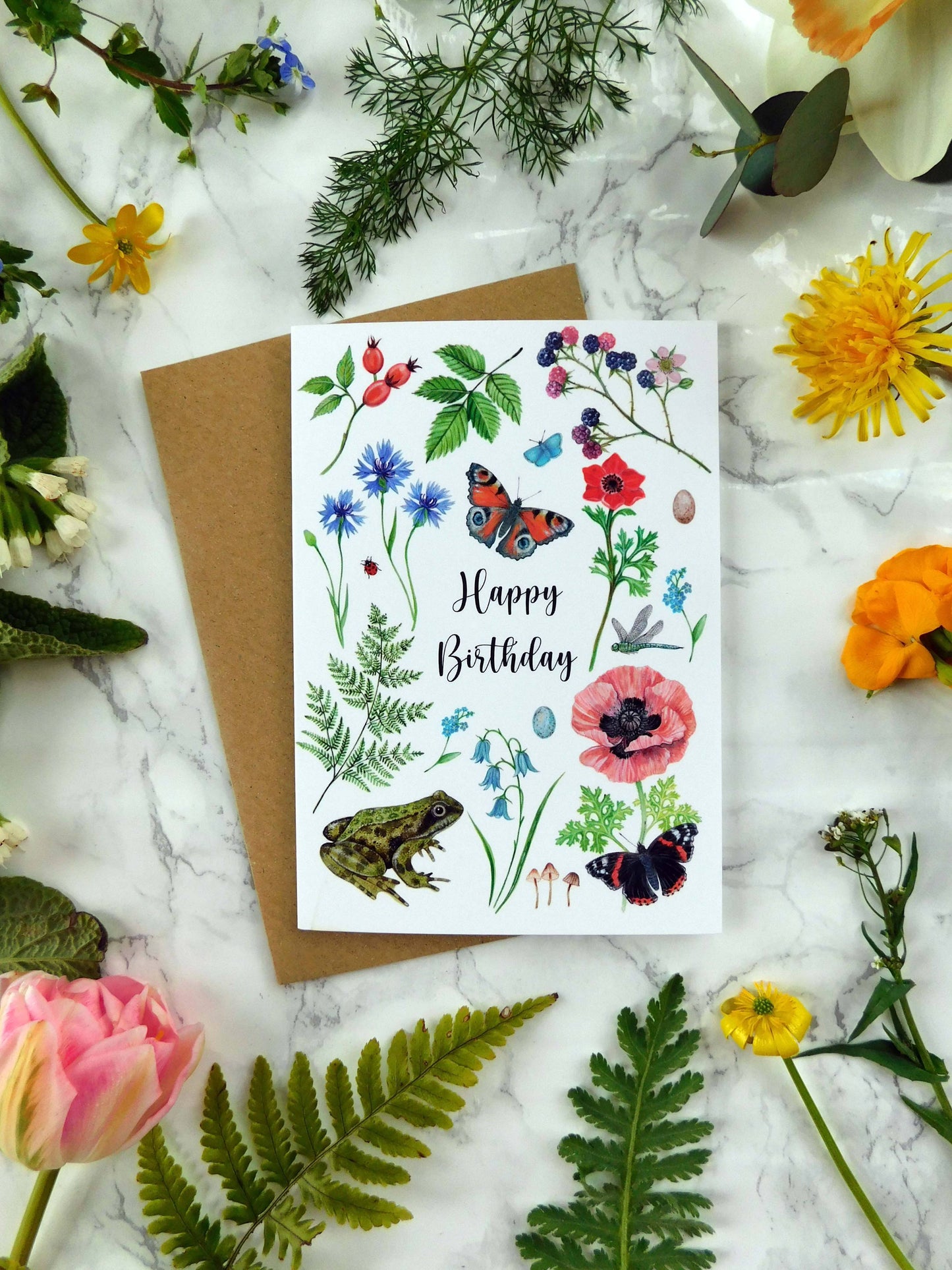 Nature Trail Birthday Greetings Card