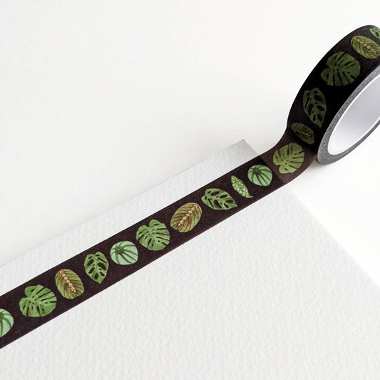 Houseplants Washi Tape - Dark
