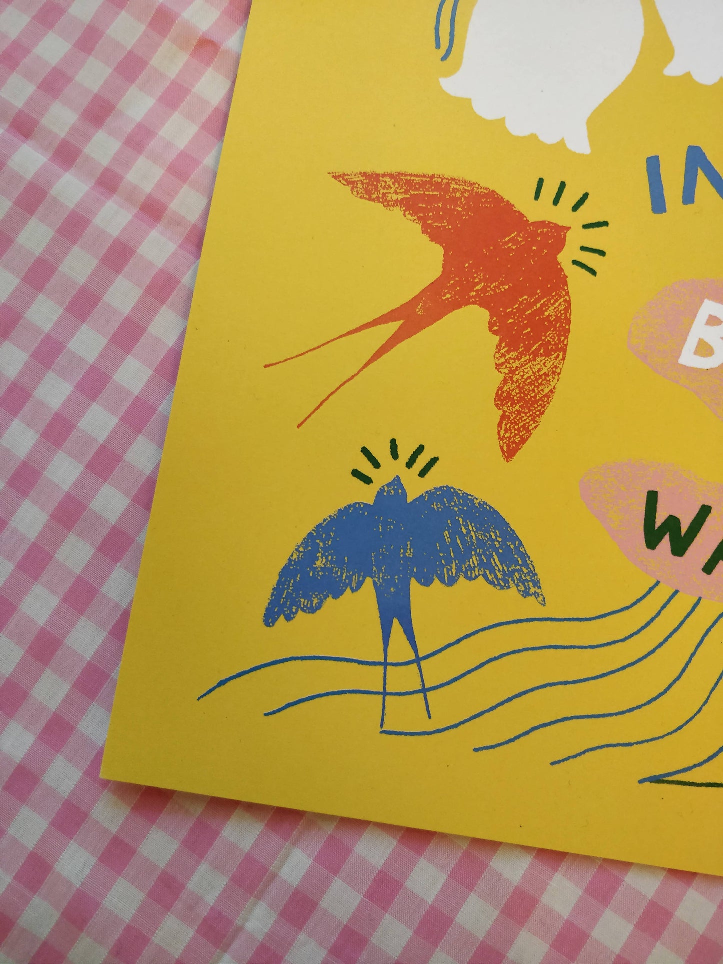 Greet the Day Illustrated Print