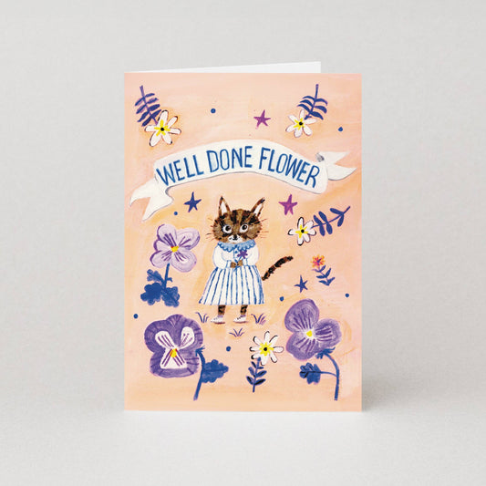 Well Done Flower Card
