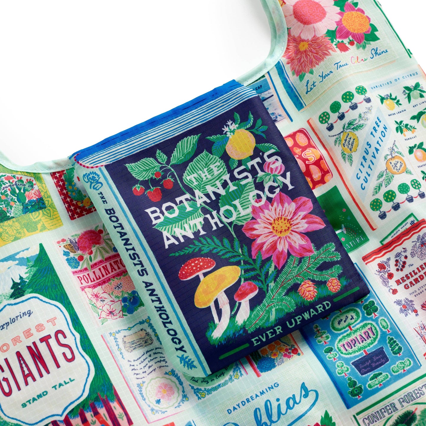 Botanist Bookshelf Packable Tote Bag
