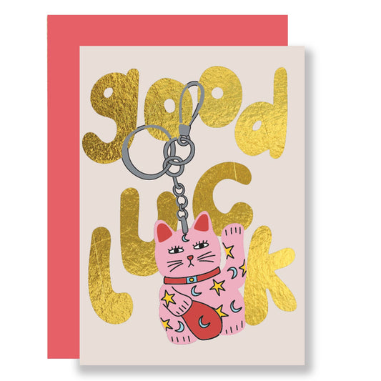MINI good luck greeting card