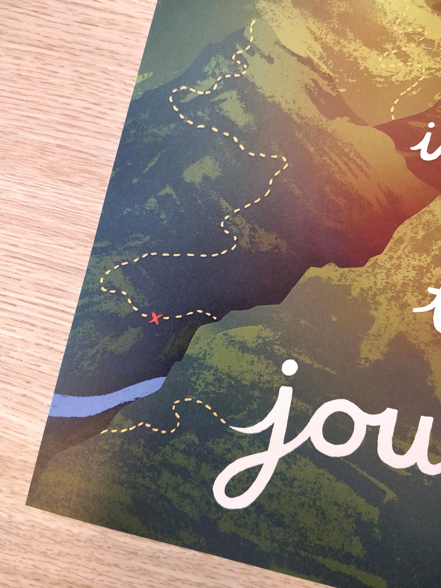Joy is in the Journey Print