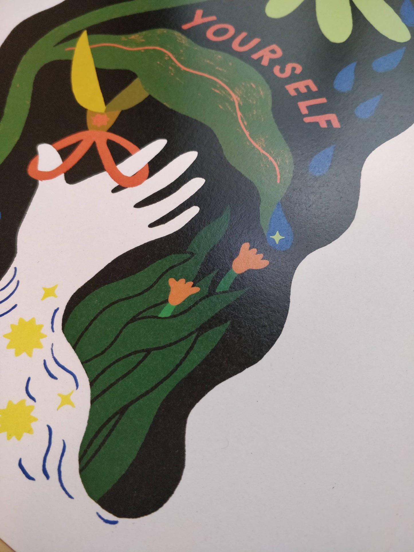 Tend to Yourself Illustrated Print