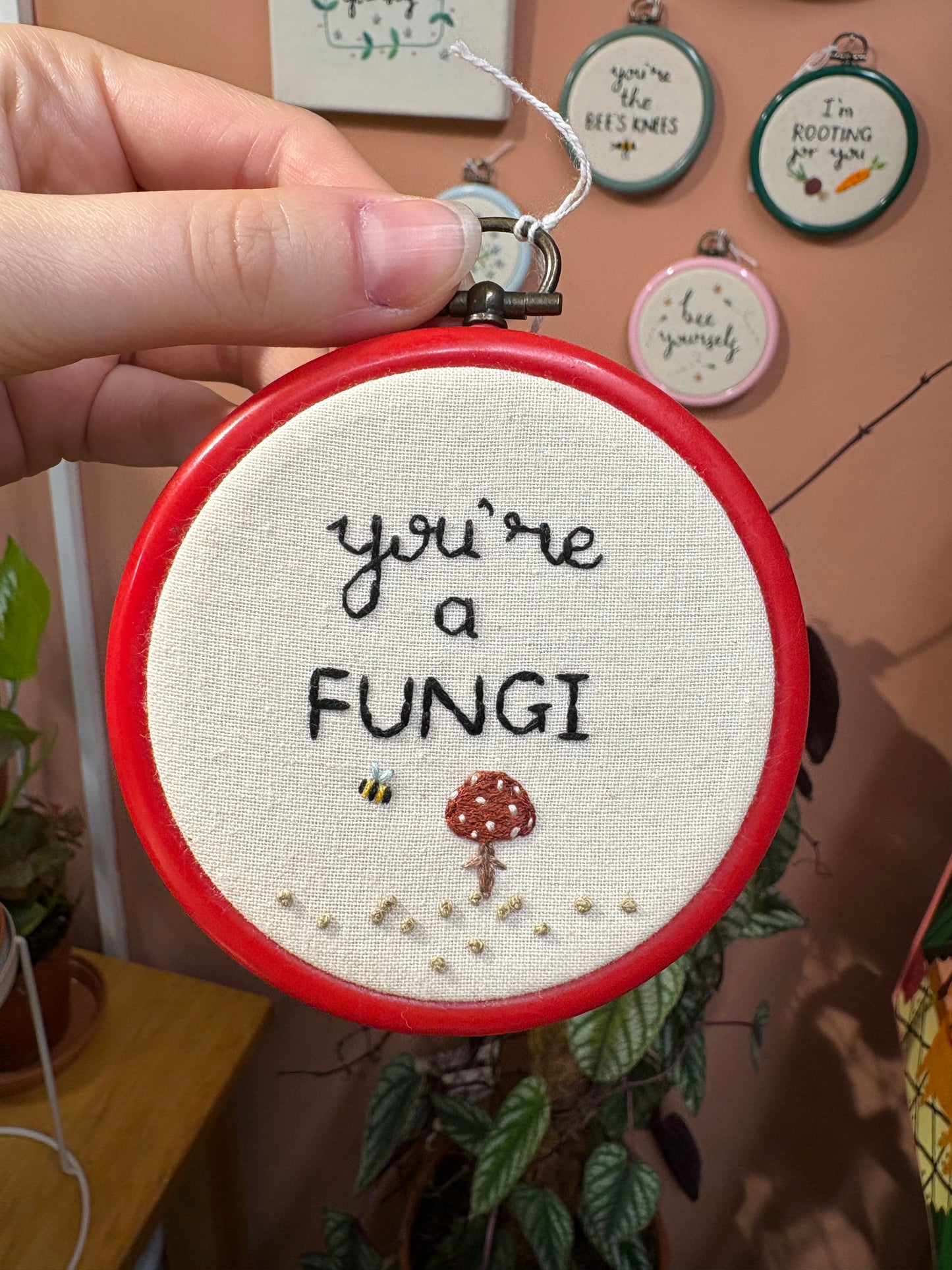 You’re A Fungi Embroidery