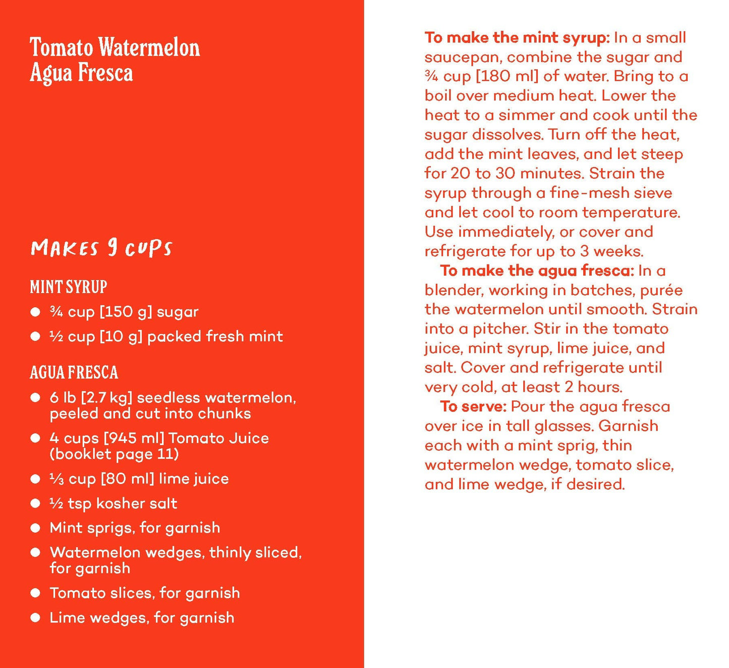 The Tomato Deck - 30 Vine-Ripened Recipes for Summer