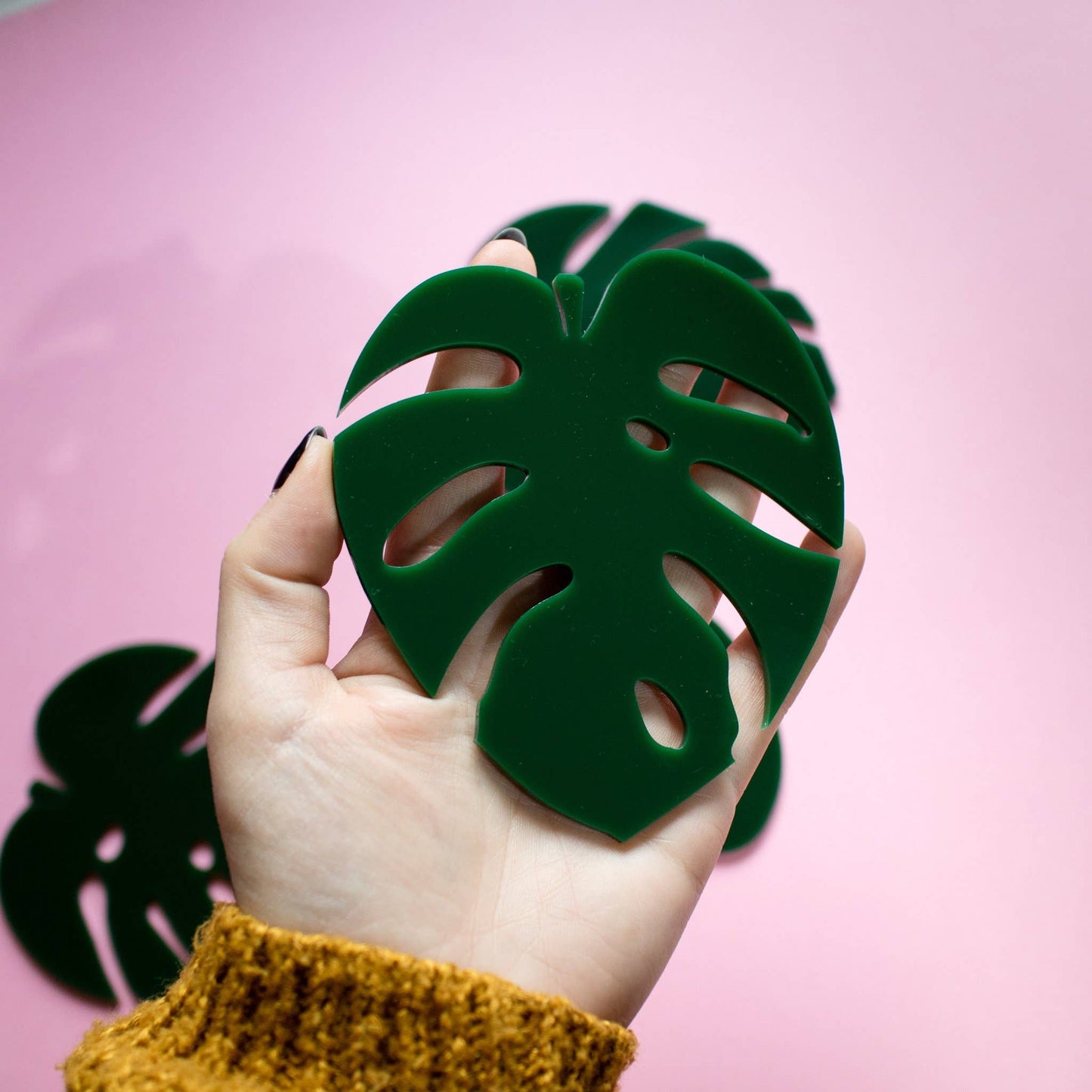 Cheese Plant Leaf Coaster