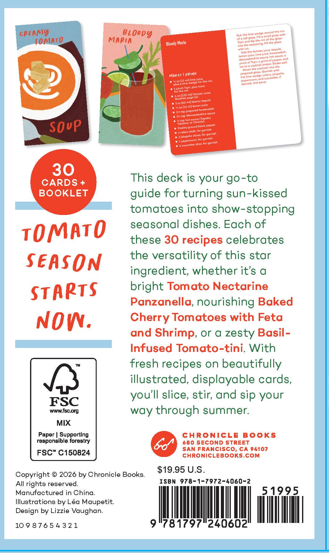 The Tomato Deck - 30 Vine-Ripened Recipes for Summer
