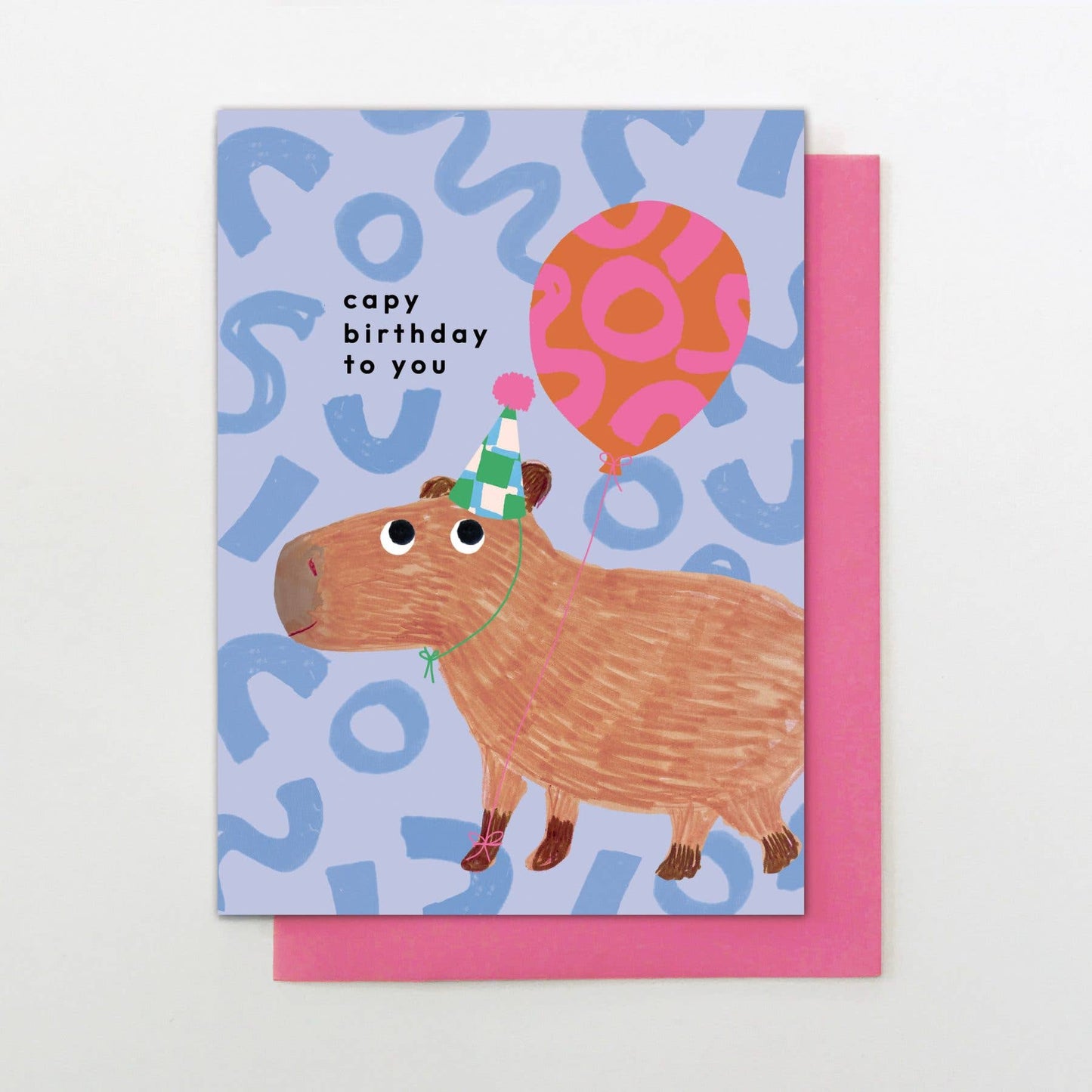 Party Capybara Card