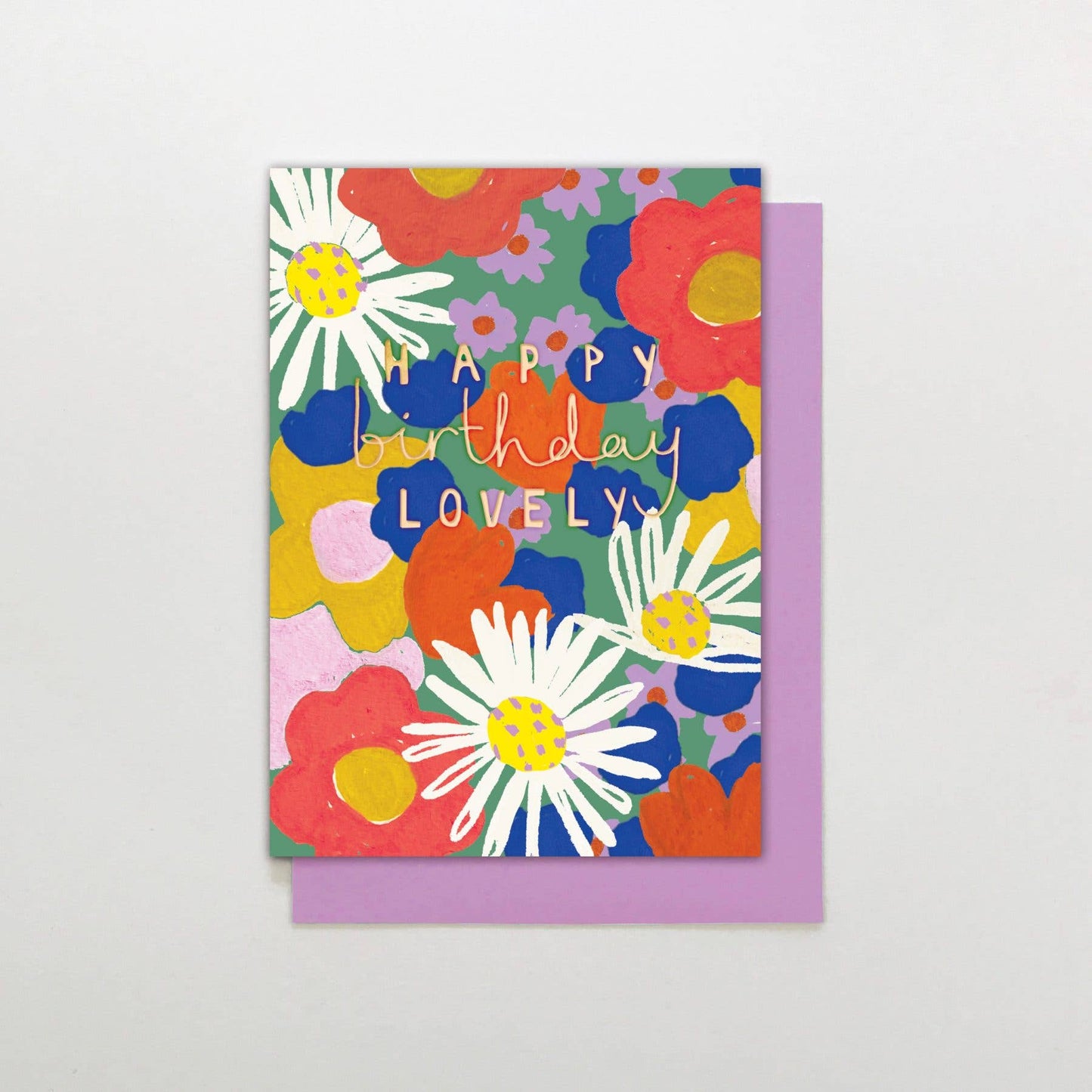 Happy Birthday Lovely Floral Card