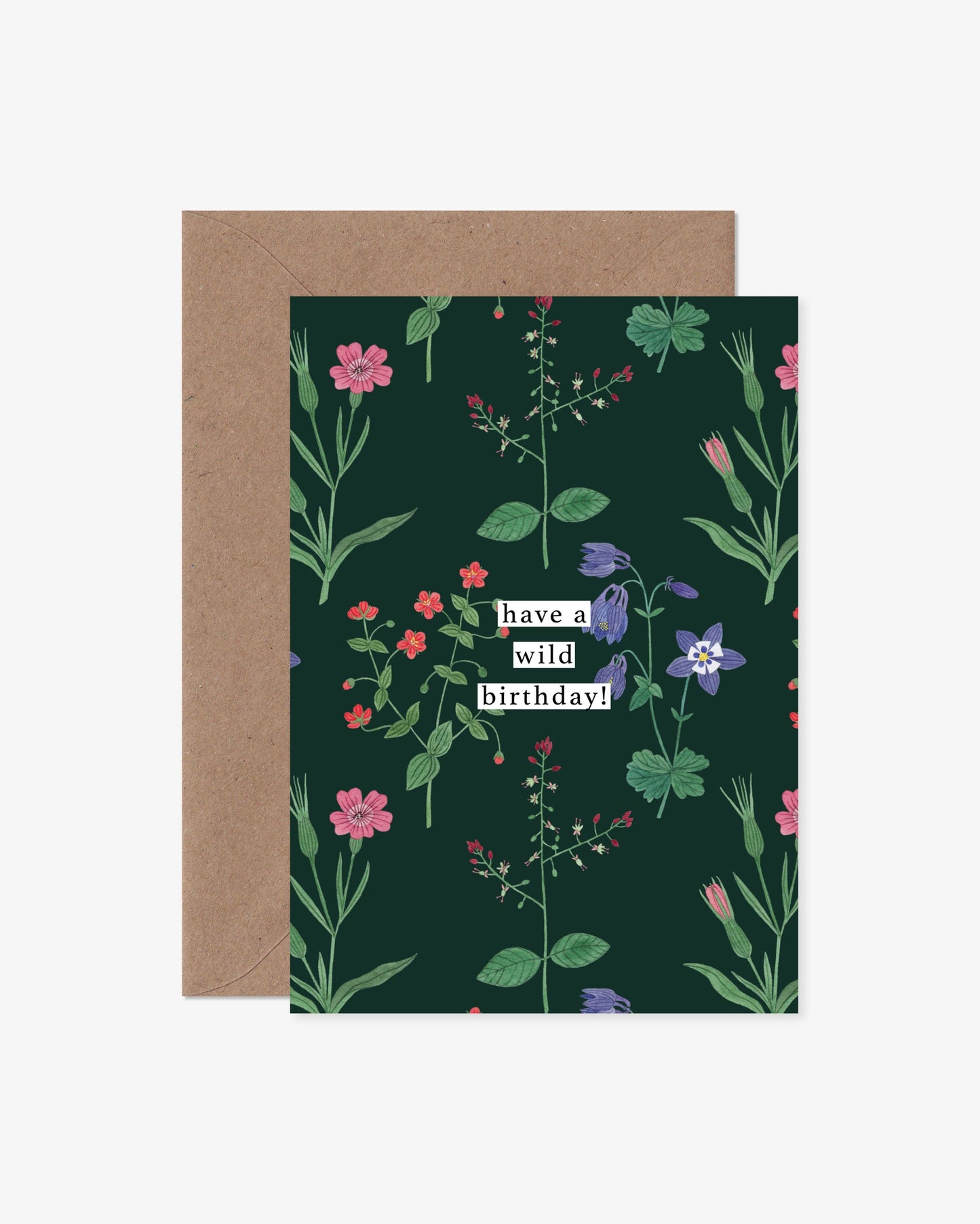 Have A Wild(flower) Birthday Card