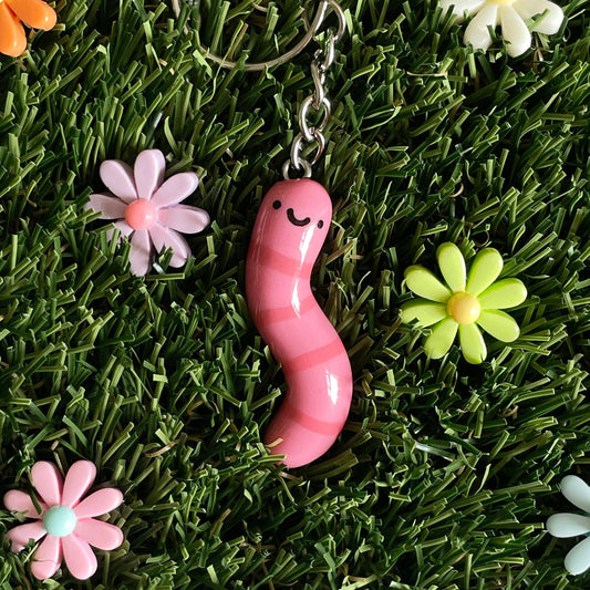 Worm Keychain