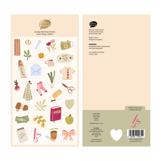 Grans Things Sticker Sheet