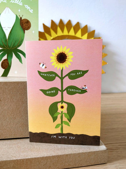 I'm With You Card