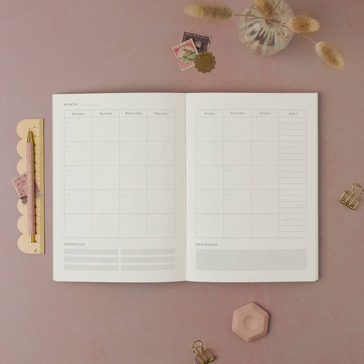 Dream Quilt Undated Weekly Planner