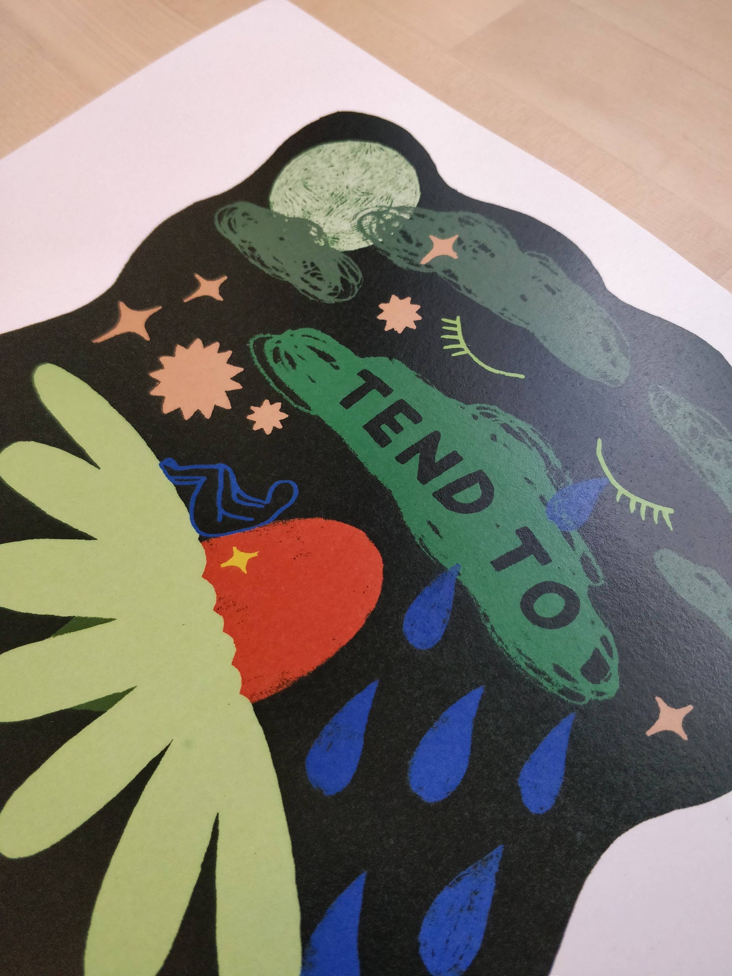 Tend to Yourself Illustrated Print