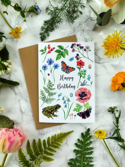 Nature Trail Birthday Greetings Card