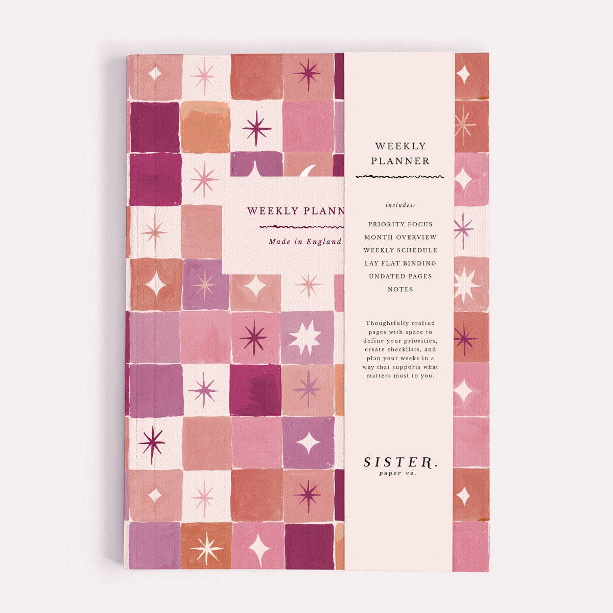Dream Quilt Undated Weekly Planner
