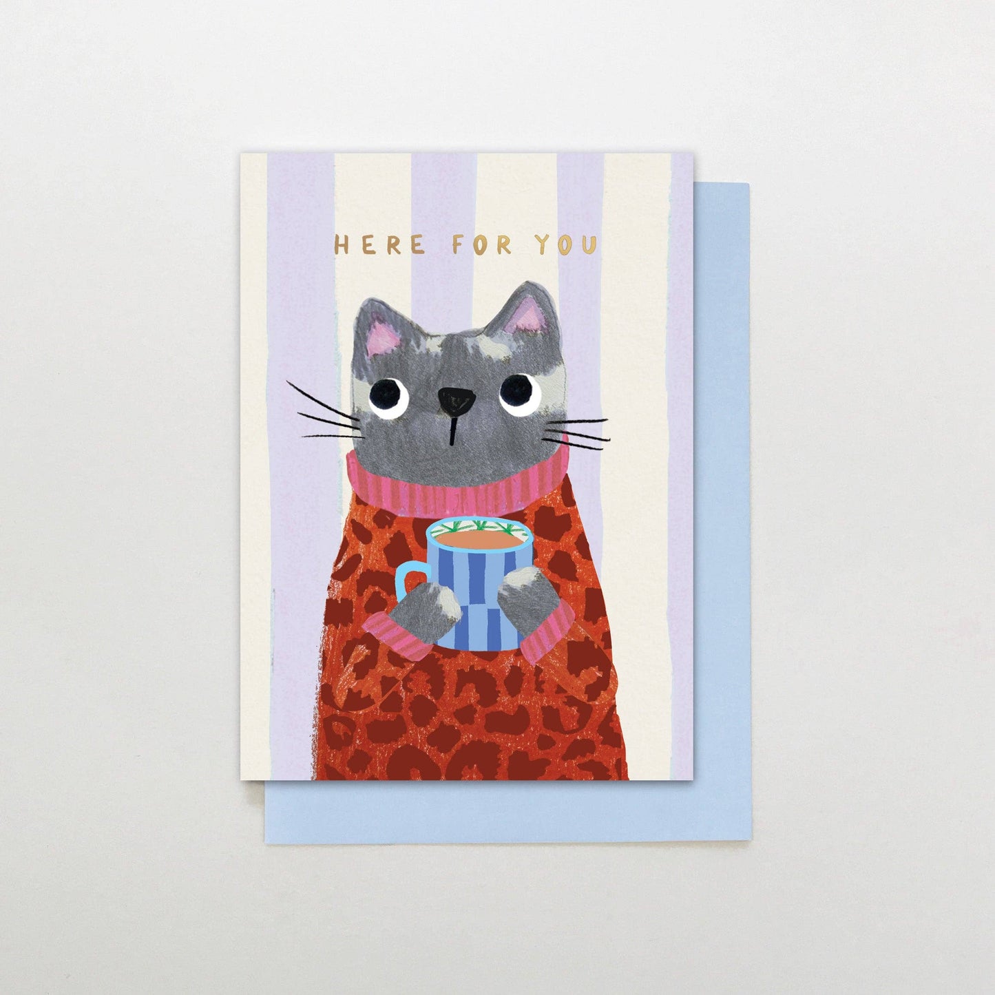 Here For You Cat Card