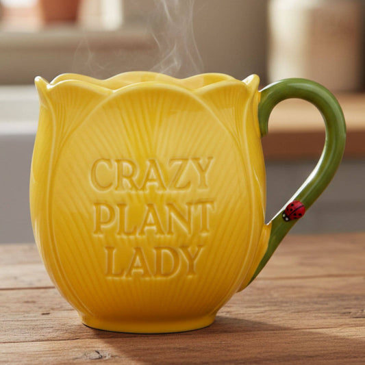 Crazy Plant Lady Tulip Mug