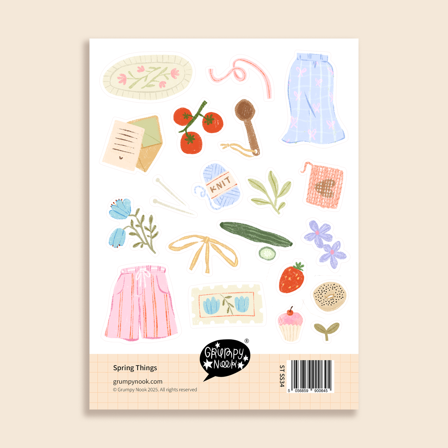 Spring Things Sticker Sheet