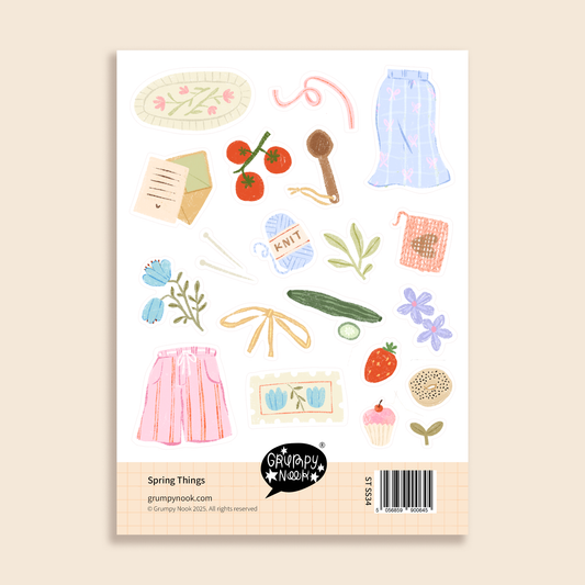 Spring Things Sticker Sheet