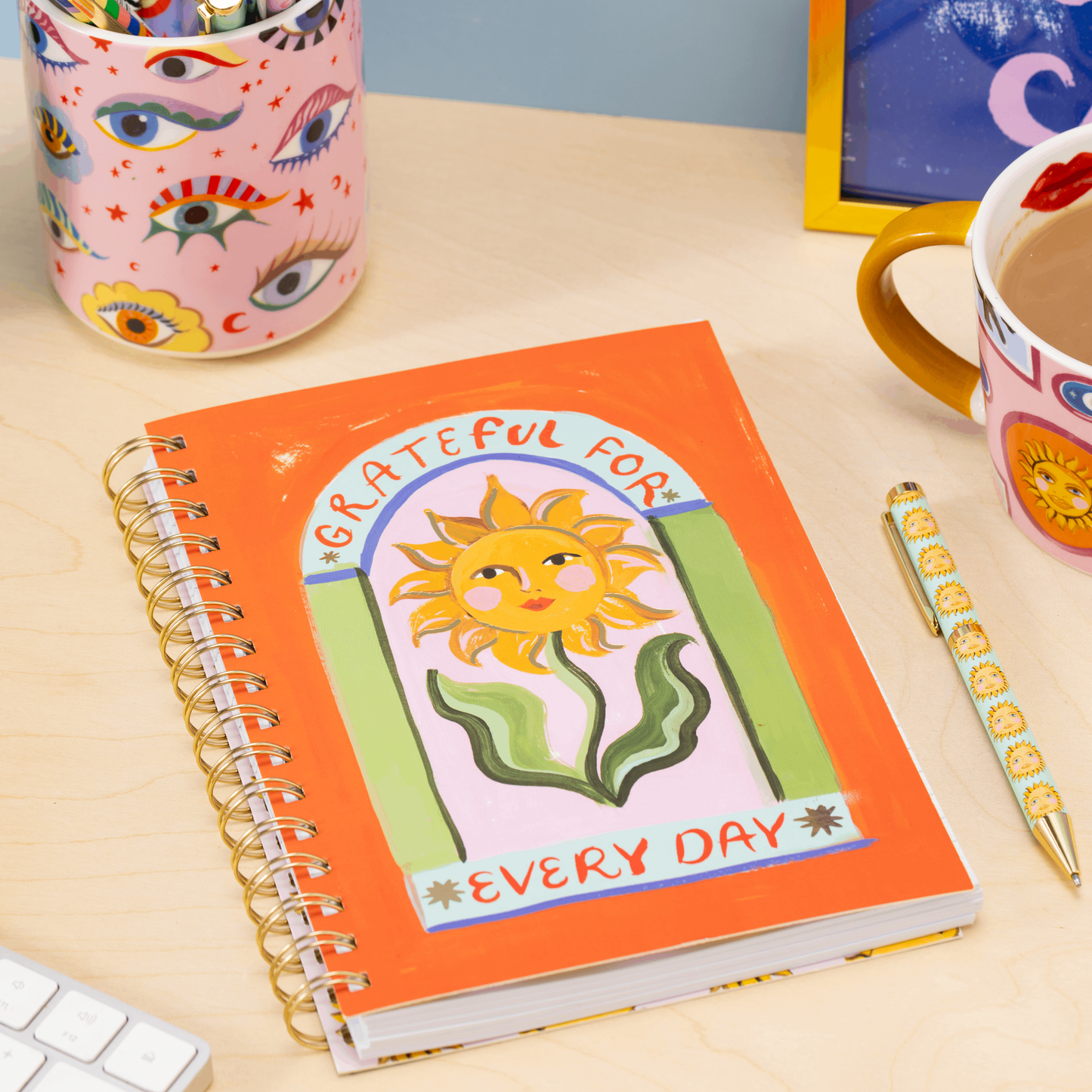 Grateful For Every Day Sunflower Notebook