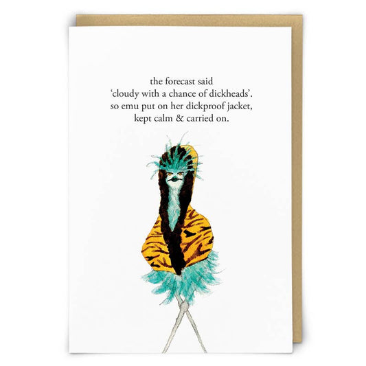 Dickproof Greetings Card