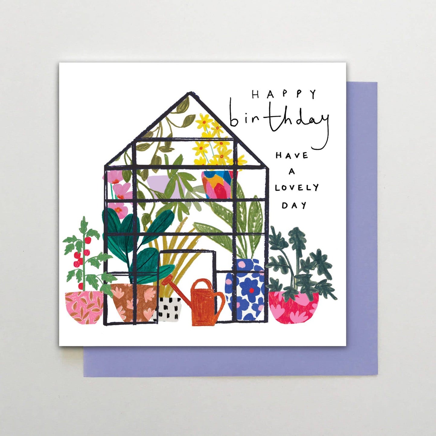 Happy Birthday Greenhouse Card