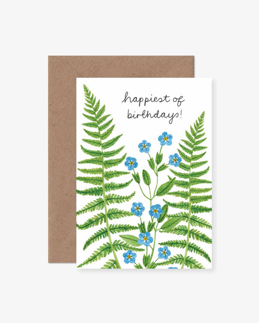 Happiest of Birthdays Fern Card