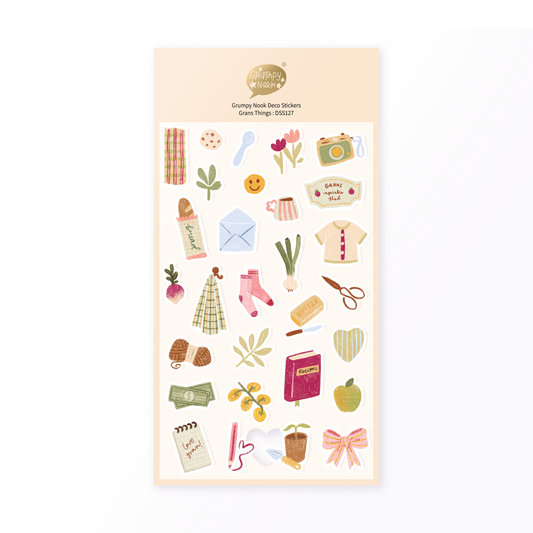 Grans Things Sticker Sheet