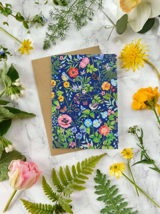 Enchanted Garden Greetings Card