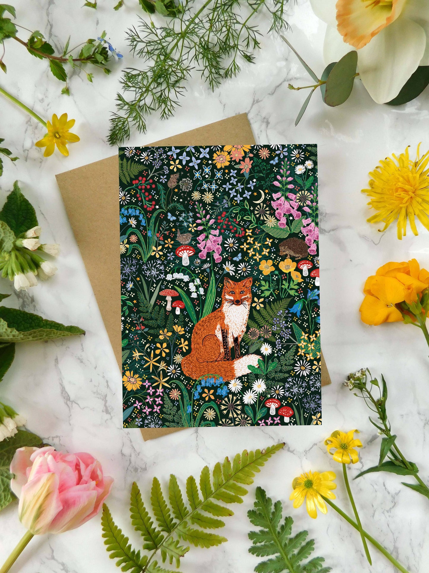 Woodland Fox Card