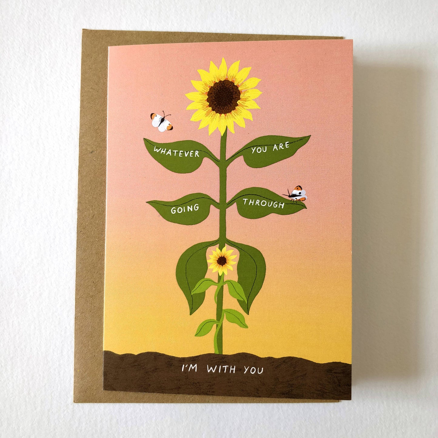 I'm With You Card