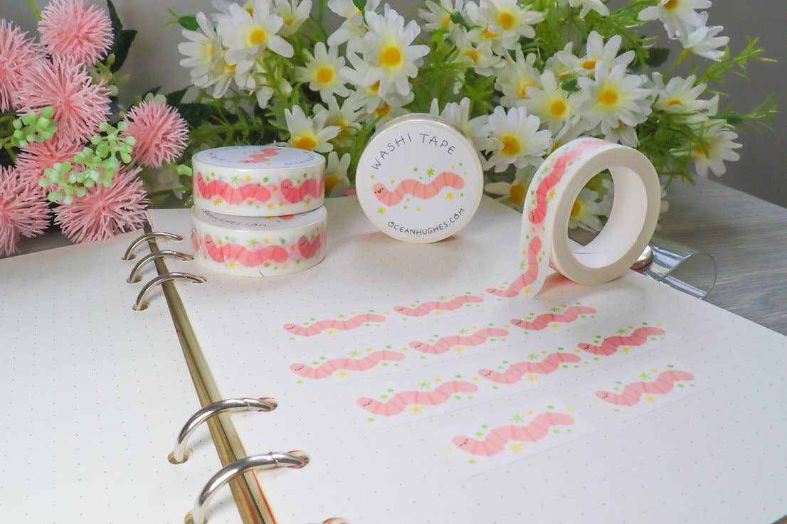 Worm Washi Tape
