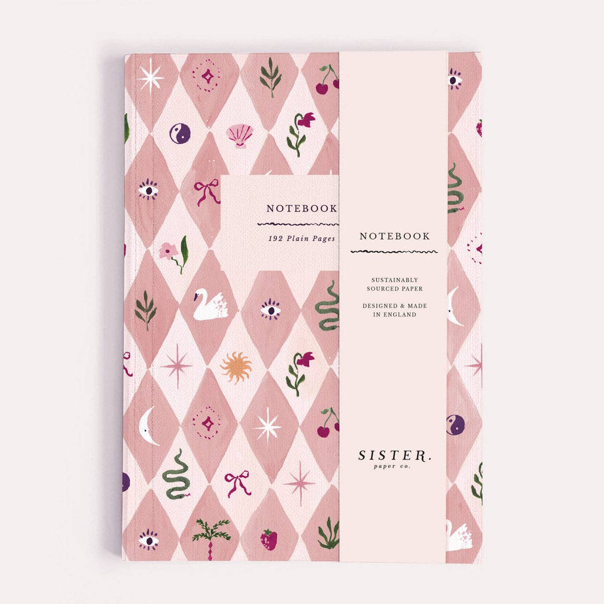 Blush Harlequin Notebook