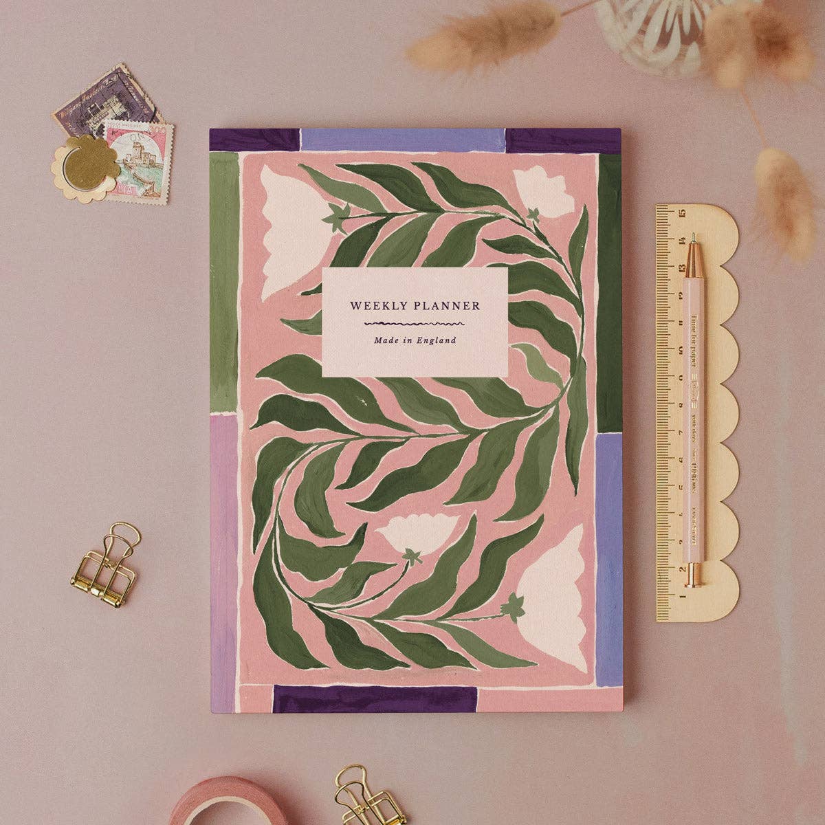 Nurture Botanical Undated Weekly Planner