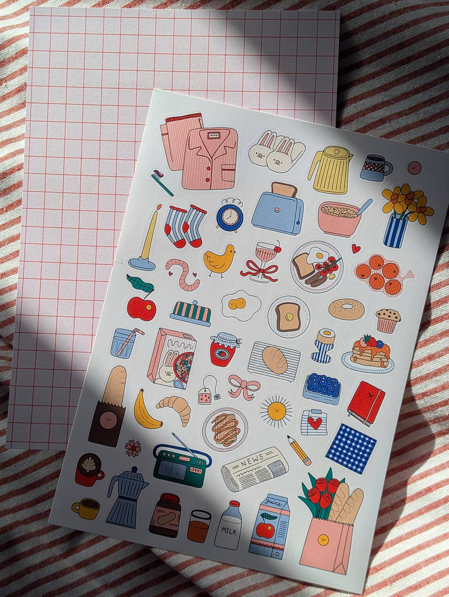 Breakfast Sticker Sheet