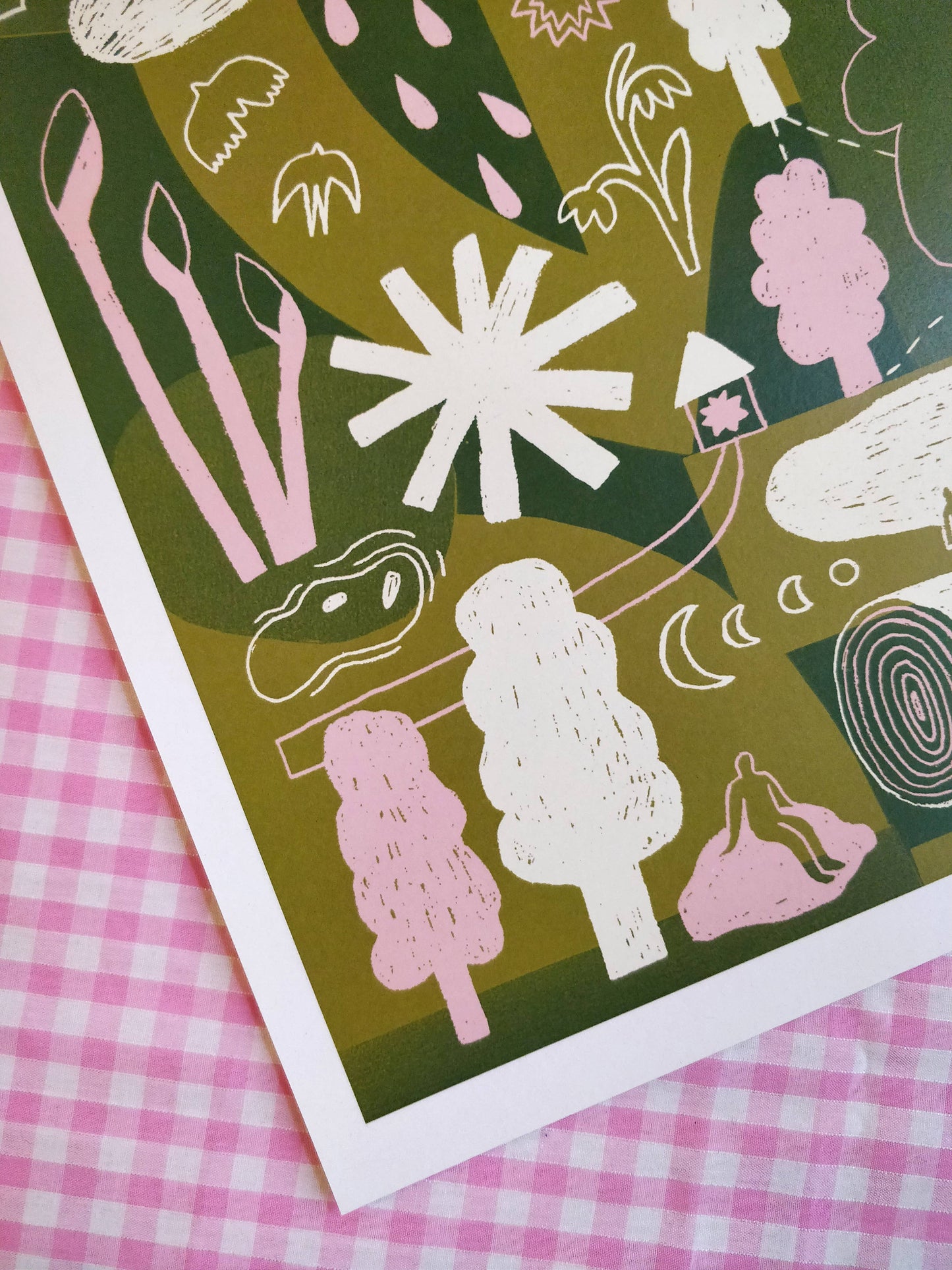 Interconnection Illustrated Print