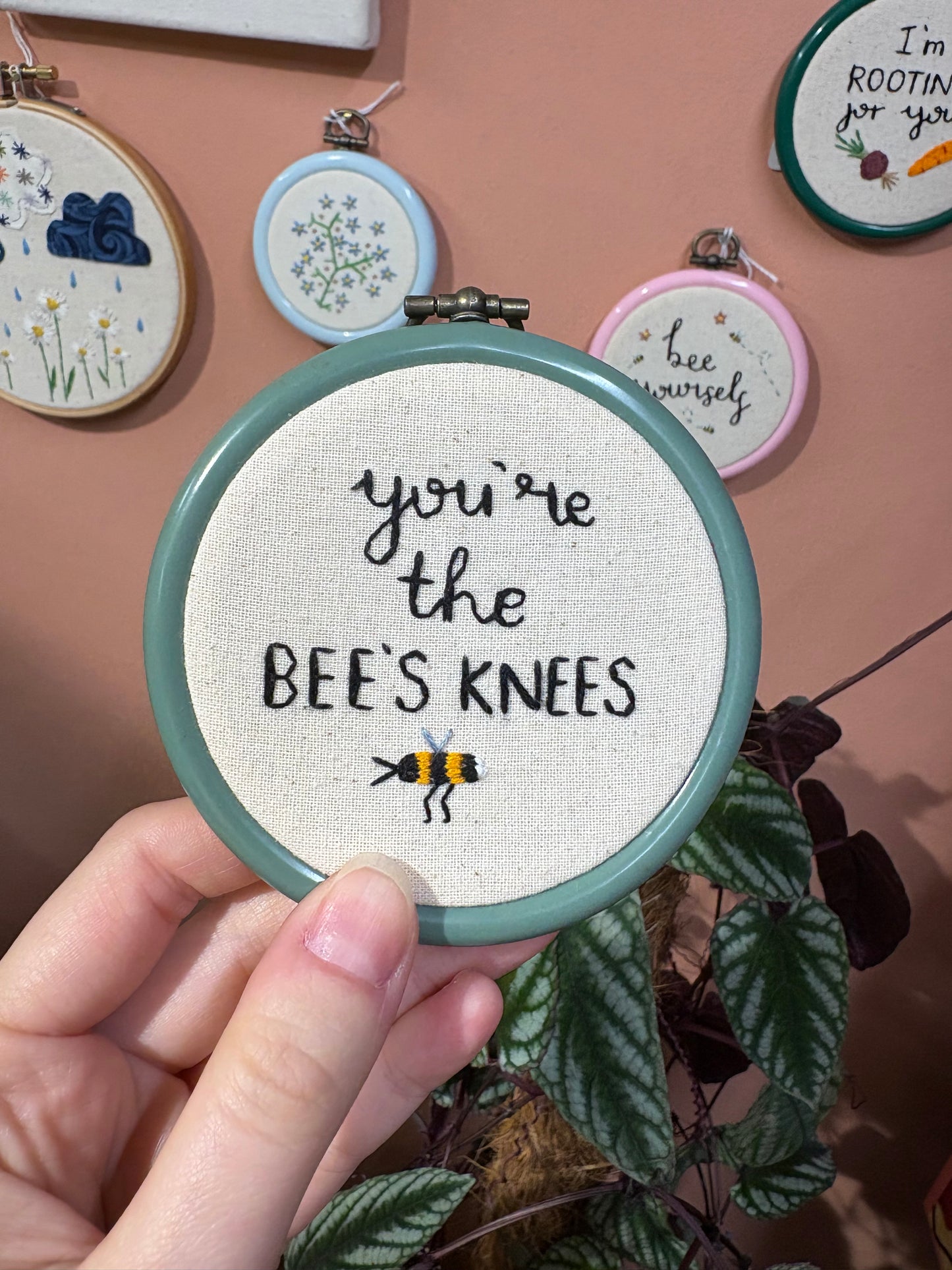 You’re The Bee’s Knees Embroidery