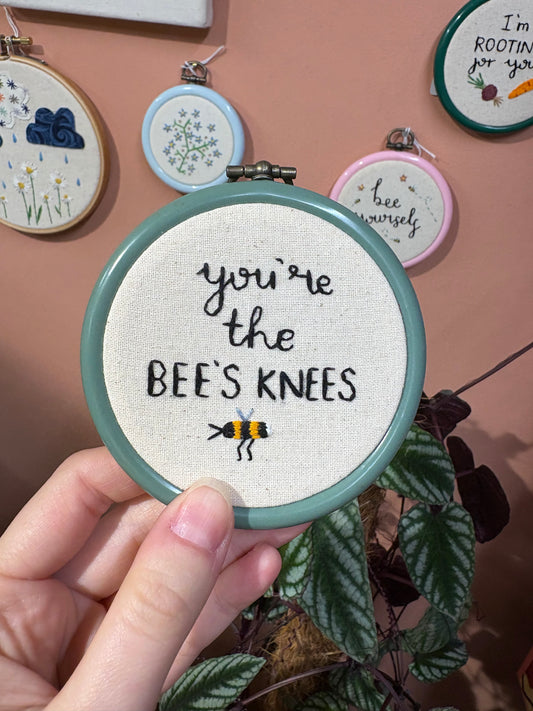You’re The Bee’s Knees Embroidery