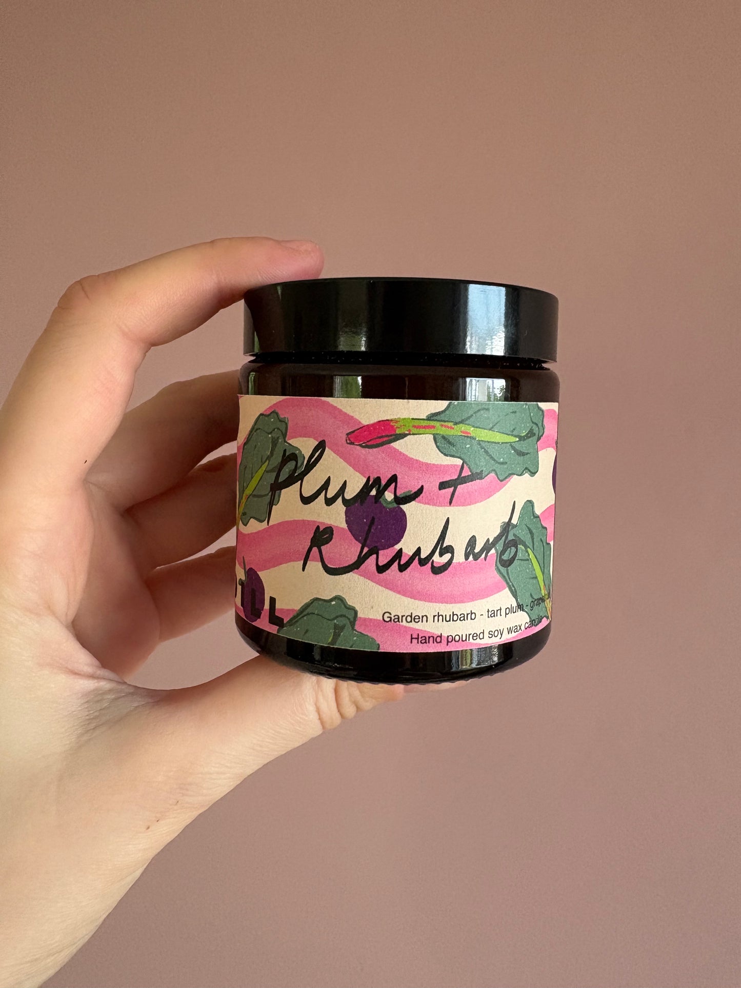 Plum & Rhubarb Candle 90g