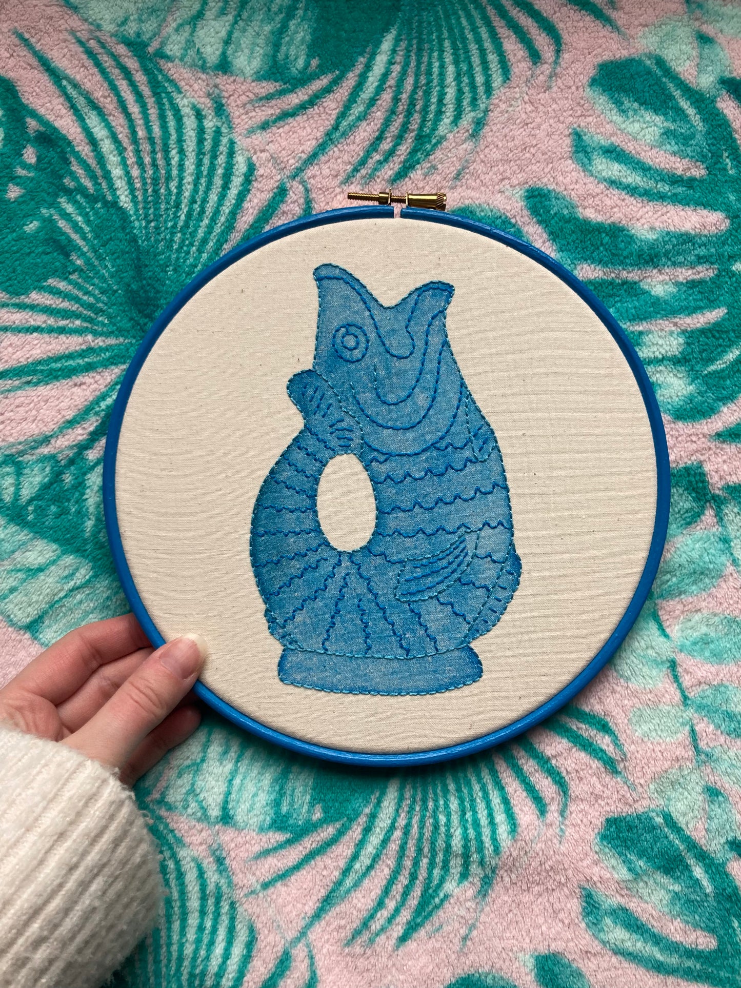 Gluggle Jug Embroidery