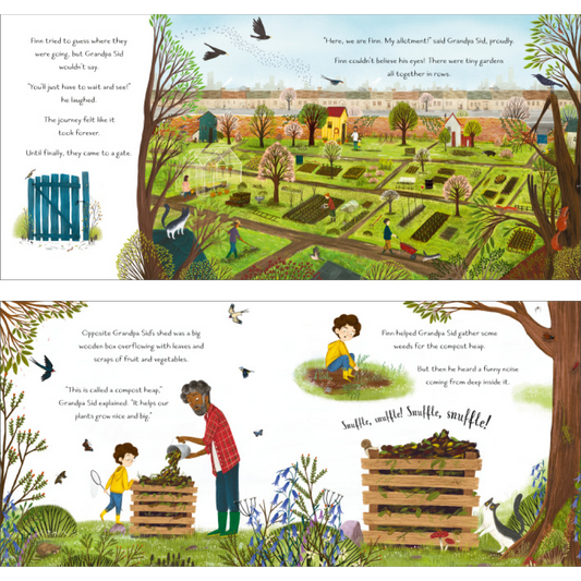 Finn’s Garden Friends - Children's Book - Bee Wildflowers