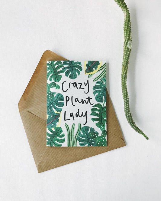 Crazy Plant Lady Card