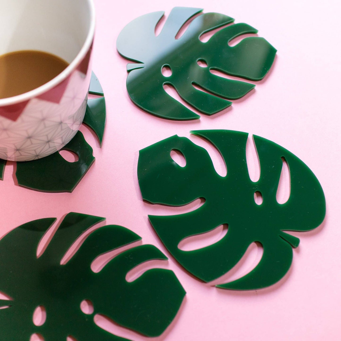Cheese Plant Leaf Coaster